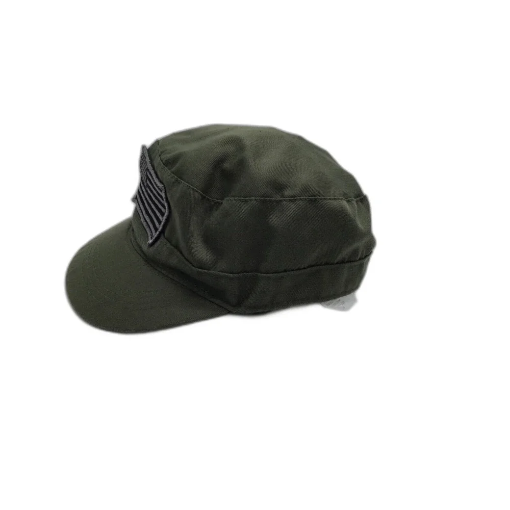 Teetot Military GI Style Ball Cap With Dark USA Flag Army Marine Airforce